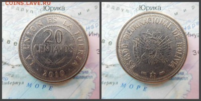 Боливия 20 сентаво, 2010г - 12