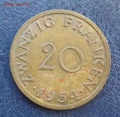 20 ФРАНКОВ 1954 СААР до 24.09.2018 22-00 - saar3