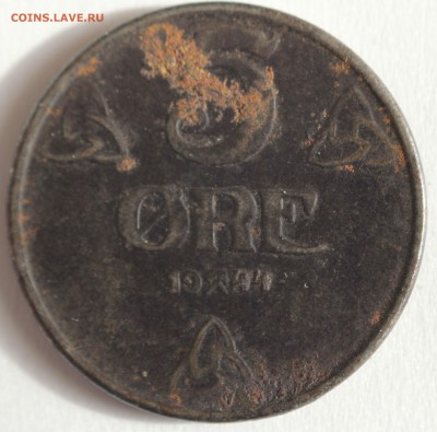 С РУБ.НОРВЕГИЯ 5 эре 1944г. СТАЛЬ  до 28.09 в 22-00 - IMG_4307.JPG