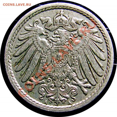 R46 Германия 5 пфеннигов 1913A до 15.05 в 22°° - R46 5 1913A_2