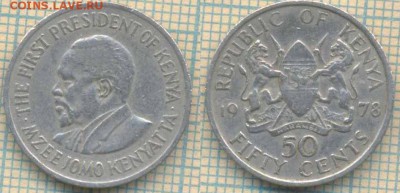 Кения 50 центов 1978 г. , до 27.09.2018 г. 22.00 по Москве - Кения 50 центов 1978  3821