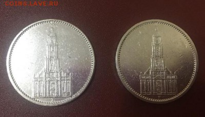 Германия - Третий рейх 5 рейхсмарок, 1934 2 шт - LCndlwntRYQ