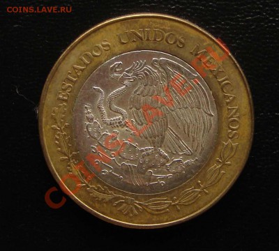 100 песо Мексика, биметалл, серебро - Мексика 100 п 2004 окампо 2