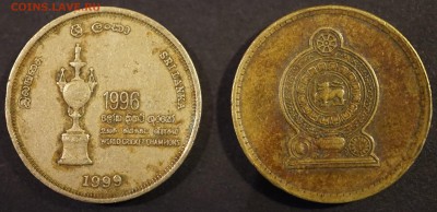 Шри ланка 5 рупий 1999 Крикет + 5 рупий регулярка до 27.09 - DSC00931.JPG