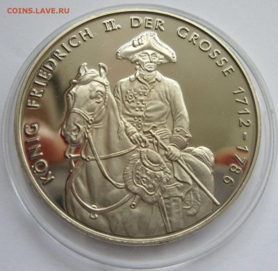 Жетон Фридрих II Пруссия 1712-1786 №2. - Жетон Фридрих II Пруссия 1712-1786 - 2-2