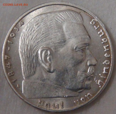 Третий рейх 2 рейхсмарки 1939 А до 26.09.18 (ср. 22-00) - DSC01300.JPG