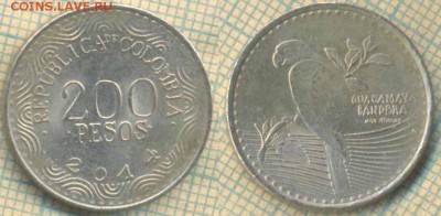 Колумбия 200 песо 2014 г. , до 27.09.2018 г. 22.00 по Москве - Колумбия 200 песо 2014  2163