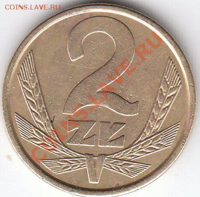 Польша 2 злотых 1983 до 17.19.05.11 в 23:00 МСК - потльша 2злот