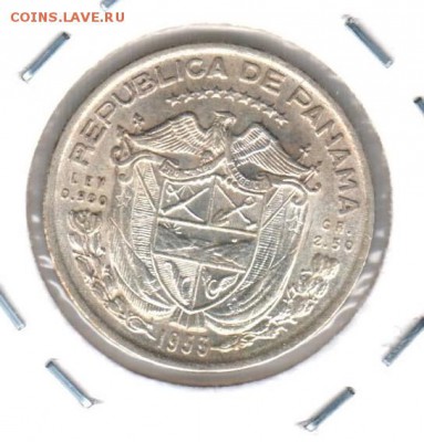 10 бальбоа 1953 UNC до 26.09 до 21.00 - десятая часть бальбоа()