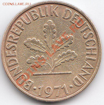 С РУБЛЯ! ФРГ 10 пфеннингов 1971 до 17.05.11 в 23:00 МСК - IMG