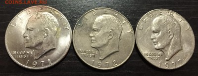1 доллар 1971, 1972, 1977 США  до 1.10.18 22:00 - IMG_2176-24-09-18-07-33.JPG