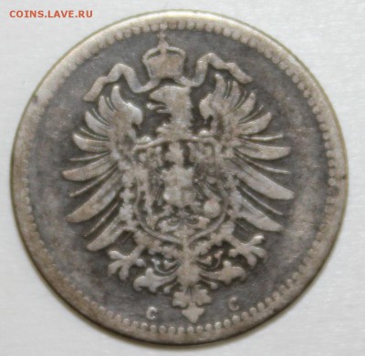 С РУБ.КАЙЗЕРРЕЙХ 50 пфеннигов 1876г."С" до 1.10 в 22-00 - IMG_4447.JPG