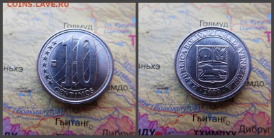 Венесуэла 10 сентимо, 2009 - 9