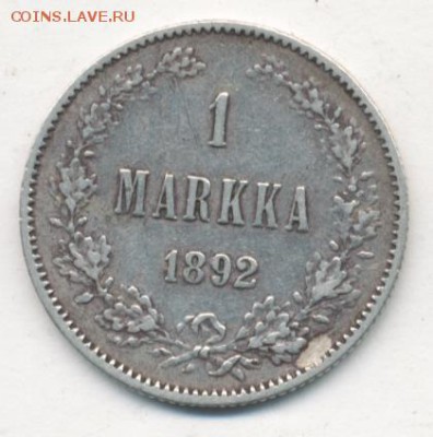 1 марка 1892 до 28.09.18, 22:30 - #2509