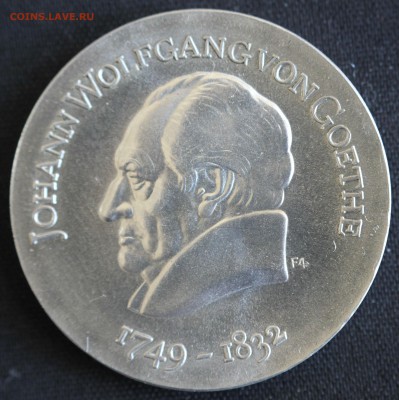 С РУБ.ГДР 20 марк 1969г.ИОГАНН ВОЛЬФГАНГ ФОН ГЁТЕ до 2.10 - IMG_3510.JPG