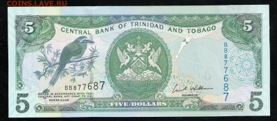 ТРИНИДАД И ТОБАГО 5 ДОЛЛАРОВ 2006 UNC - 13 001
