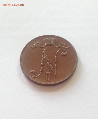 5 пенни 1916г. Русская Финляндия , до 03.10.18г. - 5p16-3