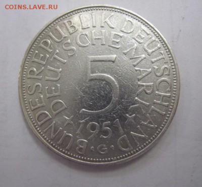 5 марок ФРГ 1951   до 29.09.18 - IMG_6133.JPG