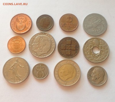 12 разных монет   , до 02.10.18г. - ин-1