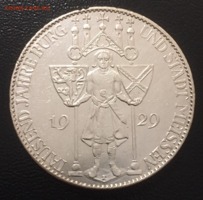 5 марок 1929 г. Мейсен - CA25DD2B-354B-419C-9407-9B5E450E21C0