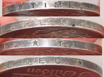 5 Gulden 1927, оценка подлинности - 5 Gulden 1927 гурт