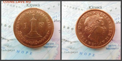 Остров Мэн 1 пенни, 2014г - 7
