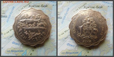 Багамы 10 центов, 2005г - 8