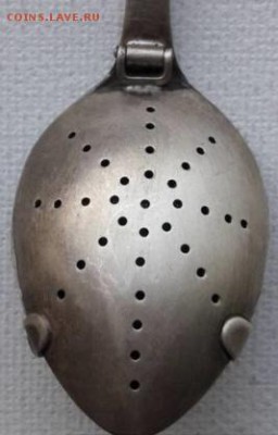 Серебряная заварочная ложка 916 пробы  ок. 03.10.  23-00 мск - 54683721