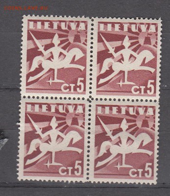 Литва 1940 1м 5с кварт - 537