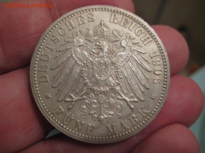 5 марок 1906г Баден. - IMG_1469.JPG