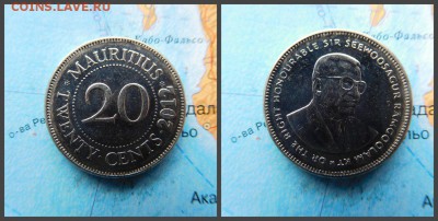 Маврикий 20 центов 2012г - 10