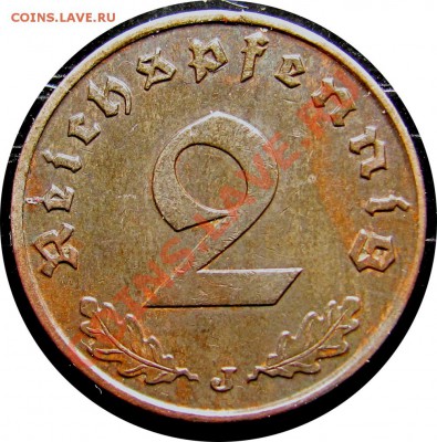 R48 Германия 2 пфеннига 1938J до 19.05 в 22°° - R48 2 1938J_1