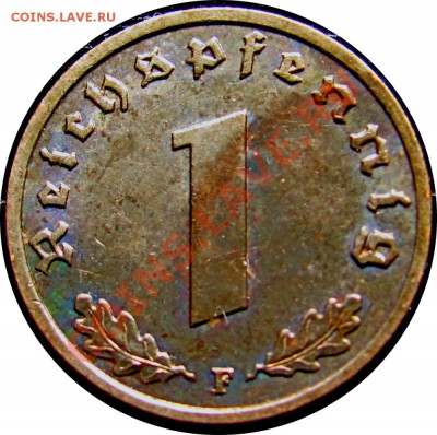 R50 Германия 1 пфенниг 1937F до 19.05 в 22°° - R50 1 1937F_1