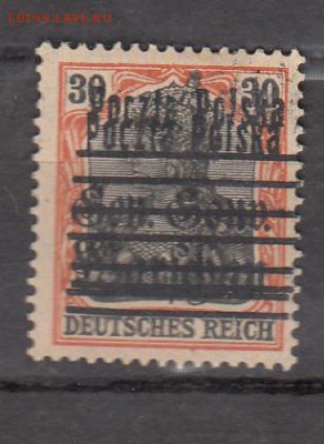 Польша 1918 надп на м Германии 30п - 577