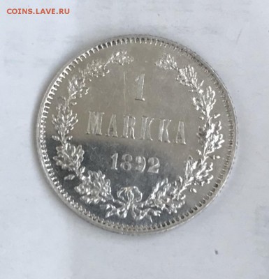 1 марка 1892 года для Финляндии, UNC - 752D5555-91B0-4AC4-9A9A-A9B720121842