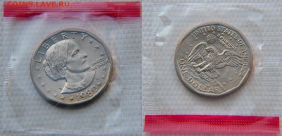 США 1$ 1980 S "Сьюзен Энтони" UNC до 22:22 05.10 - 1$ 1980 S Susan Antony