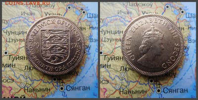 Джерси ¼ шиллинга, 1957 - 7