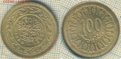 Тунис 100 миллимов 1960 г, до 04.10.2018 г. 22.00 по Москве - Тунис 100 миллимов 1960 3911