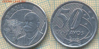 Бразилия 50 сентаво 2009 г. , до04.10.2018 г. 22.00 по Мос - Бразилия 50 сентаво 2009  1352