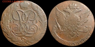 5 копеек 1761 года ЕМ. КЛАДОВАЯ (до 5 октября,пятница). - Zyj7Km3YLWI