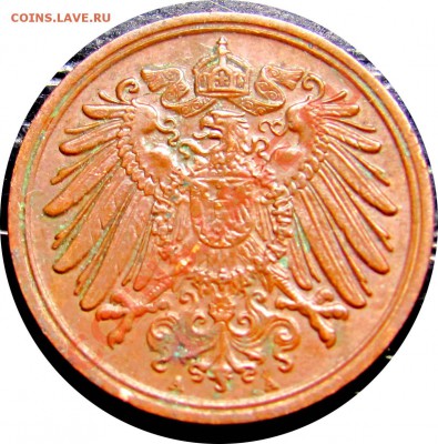 R54 Германия 1 пфенниг 1912A до 20.05 в 22°° - R54 1 1912A_2
