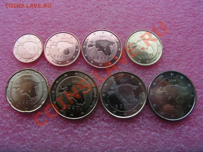 -Иностранных монет наборы- - Эстония - 2011.JPG