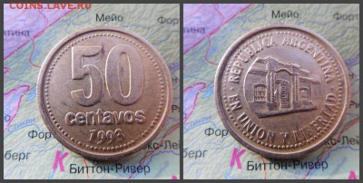 Аргентина 50 сентаво, 1993г - 8
