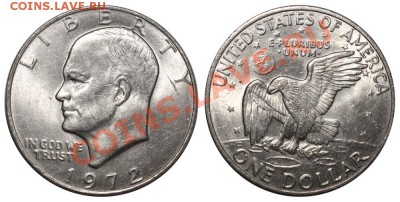 США. Доллары 1971, 72, 74 и 1976 - США Доллар 1972