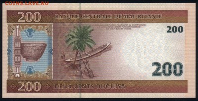 Мавритания 200 угий 2006 unc 09.10.18. 22:00 мск - 1