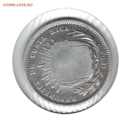 50 сентимос 1923 года Коста-Рика lj 05.10 до 21.00 - 50 сентимос 1923()