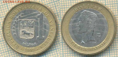 Венесуэла 1 боливар 2007 г., до 09.10.2018 г. 22.00 по Москв - Венесуэла 1 боливар 2007  3952