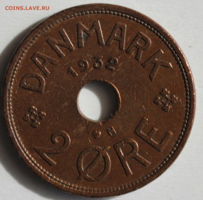 С РУБ. ДАНИЯ 2 эре 1932г. С ДЫРОЧКОЙ до 9.10 в 22-00 - IMG_2027.JPG
