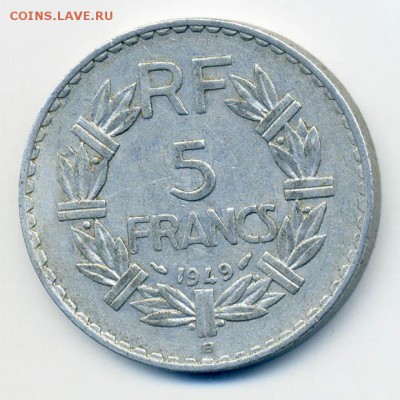Франция 5 франков 1949 - Франция_5франков-1949-B_Р