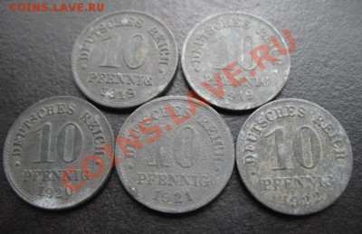 Германия, 1918-1922 гг, до 17.05 в 21-00 мск - 1918-1922 герм 10